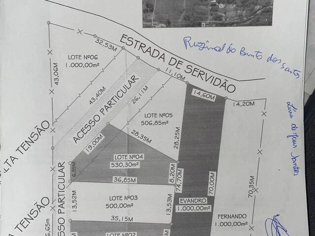 #3765 - Terreno para Venda em Bom Jesus dos Perdões - SP